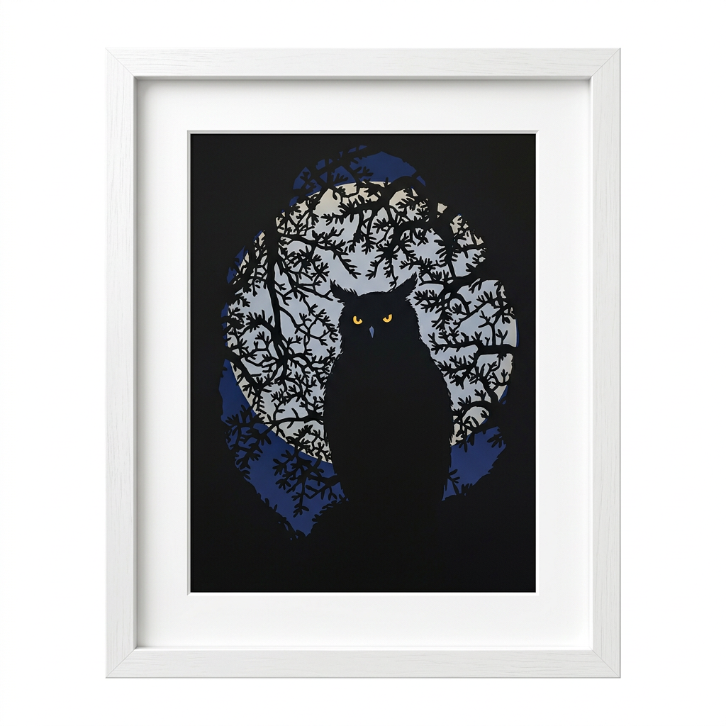 Dusk Among Trees