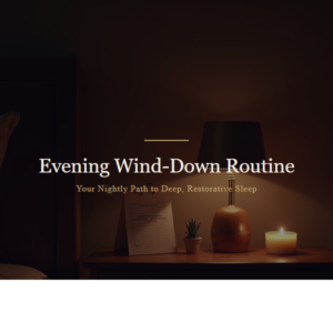 Evening Wind-Down Routine Checklist